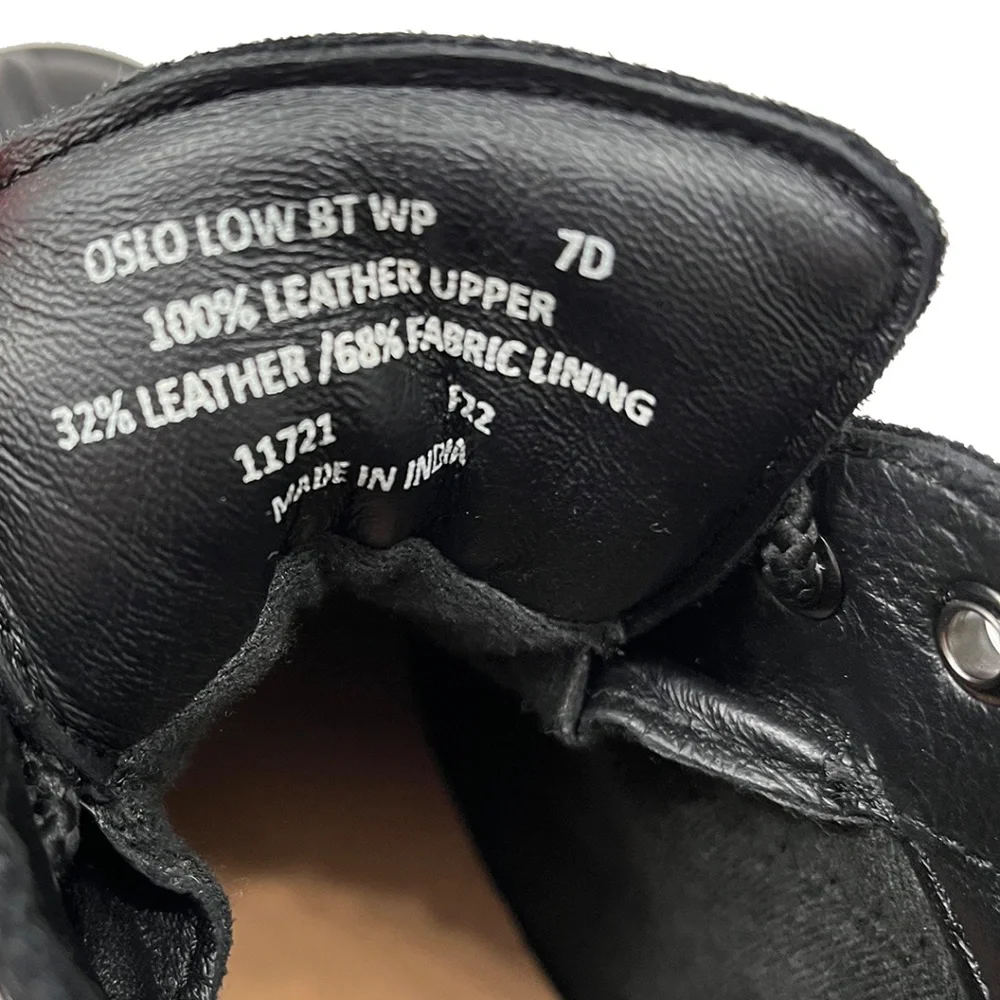 Polo Ralph Lauren Men’s Oslo Low Boot Leather & Suede Black 7D